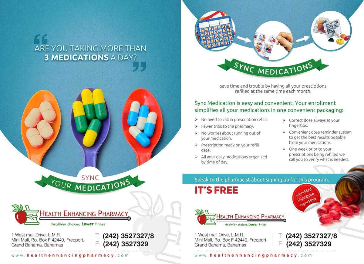 Pharmacy Brochure Design | Top Pharmacy Brochure Design Intended For Pharmacy Brochure Template Free