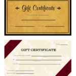 Phenomenal Printable Gift Certificate Templates Word Free Intended For Microsoft Gift Certificate Template Free Word