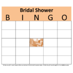 Photo : Baby Bingo Shower Blank Image In Blank Bridal Shower Bingo Template