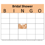 Photo : Baby Bingo Shower Blank Image In Blank Bridal Shower Bingo Template