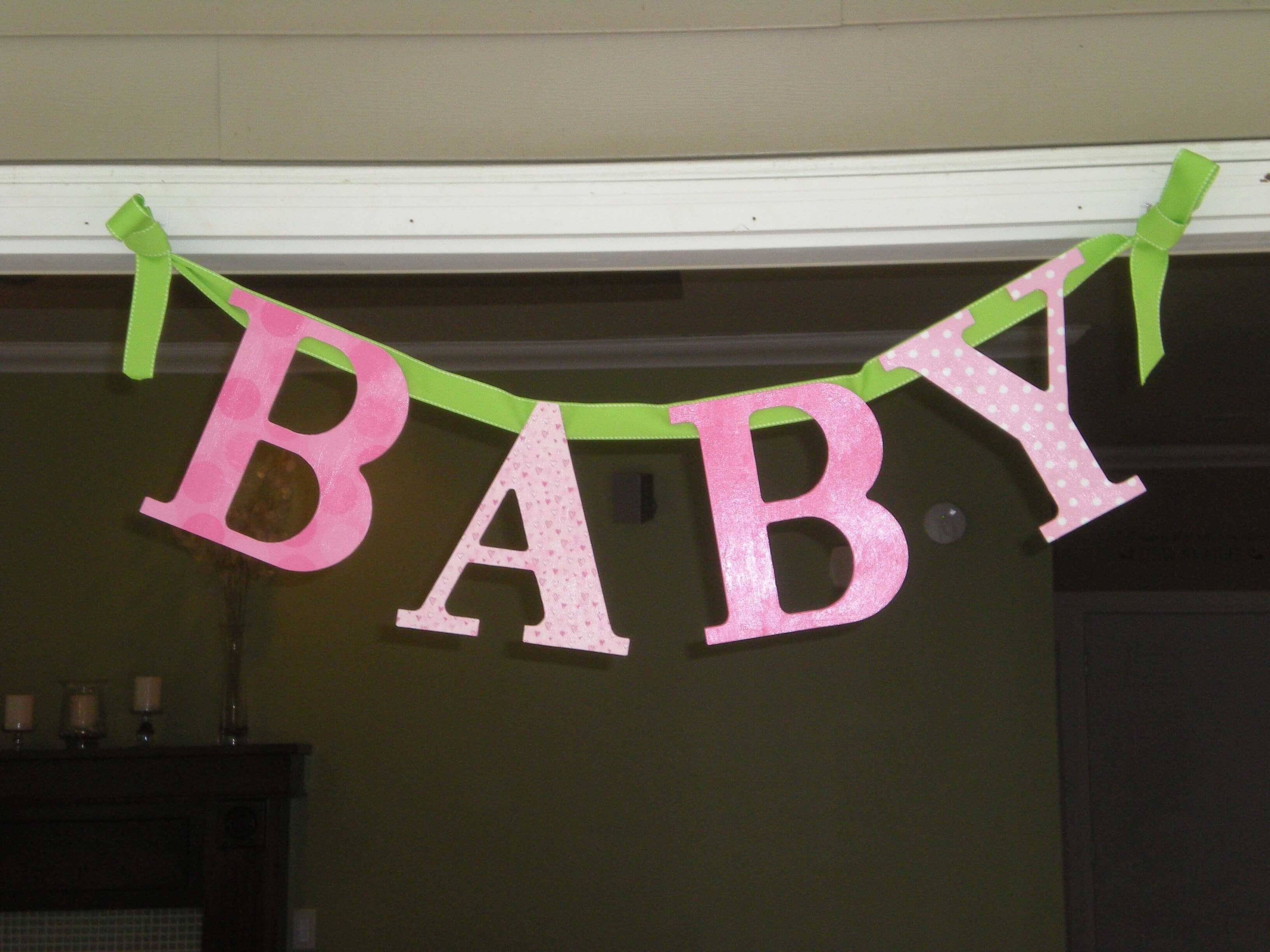 Photo : Baby Shower Supplies Honolulu Image Throughout Diy Baby Shower Banner Template