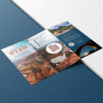 Photo Centric Outdoor Travel Brochure Idea – Venngage Throughout Welcome Brochure Template
