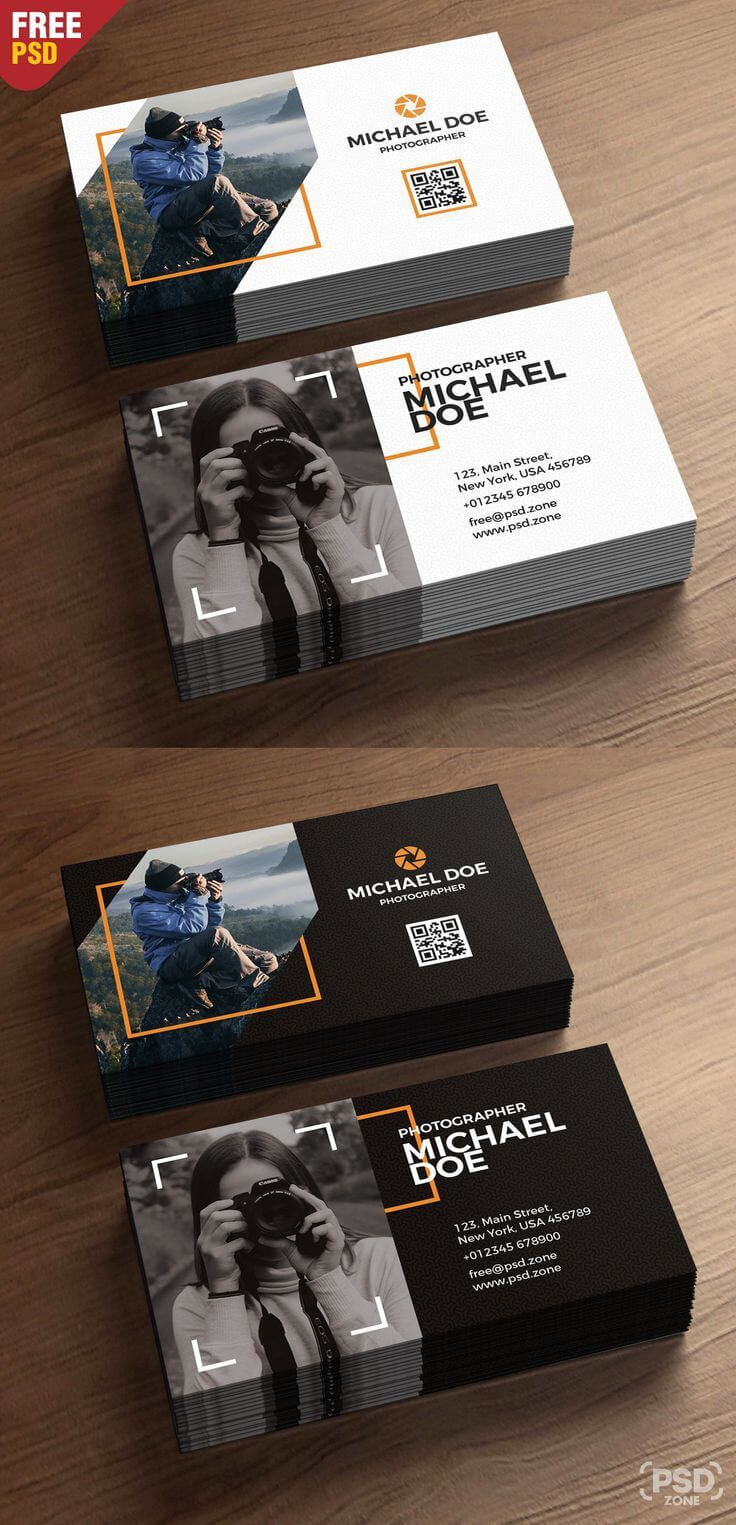 Photography Business Cards Template Psd On Behance Inside Photographer Id Card Template