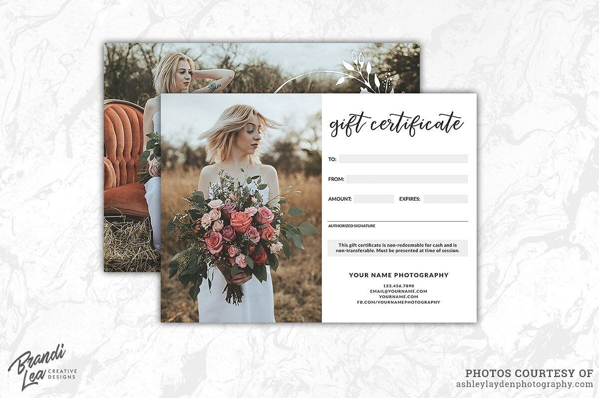 Photography Gift Certificate Templ #commercial#free#fonts With Free Photography Gift Certificate Template