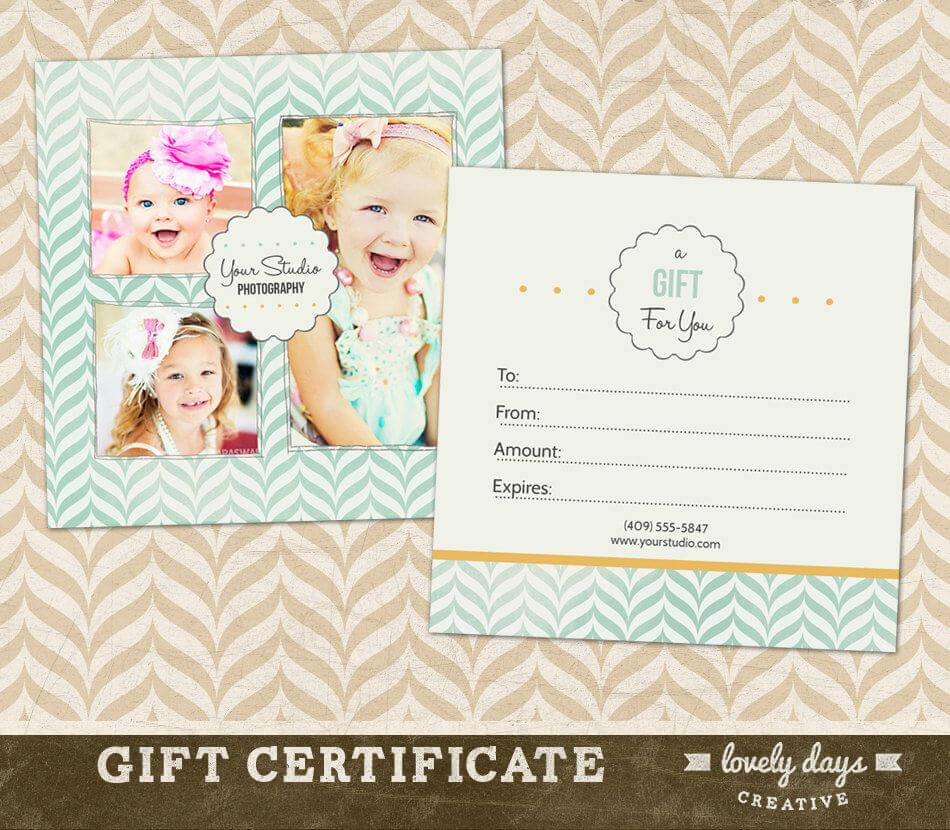 Photography Gift Certificate Template For Professional In Photoshoot Gift Certificate Template