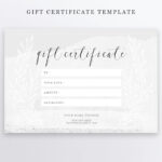 Photography Gift Certificate Template – Psd 4X6 – Editable – Instant  Download – Gift Card – Photographer Regarding Photoshoot Gift Certificate Template