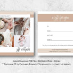 Photography Gift Certificate Template Within Gift Certificate Template Photoshop