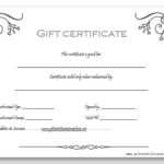 Photography Gift Certificate Template Word For Free Photography Gift Certificate Template