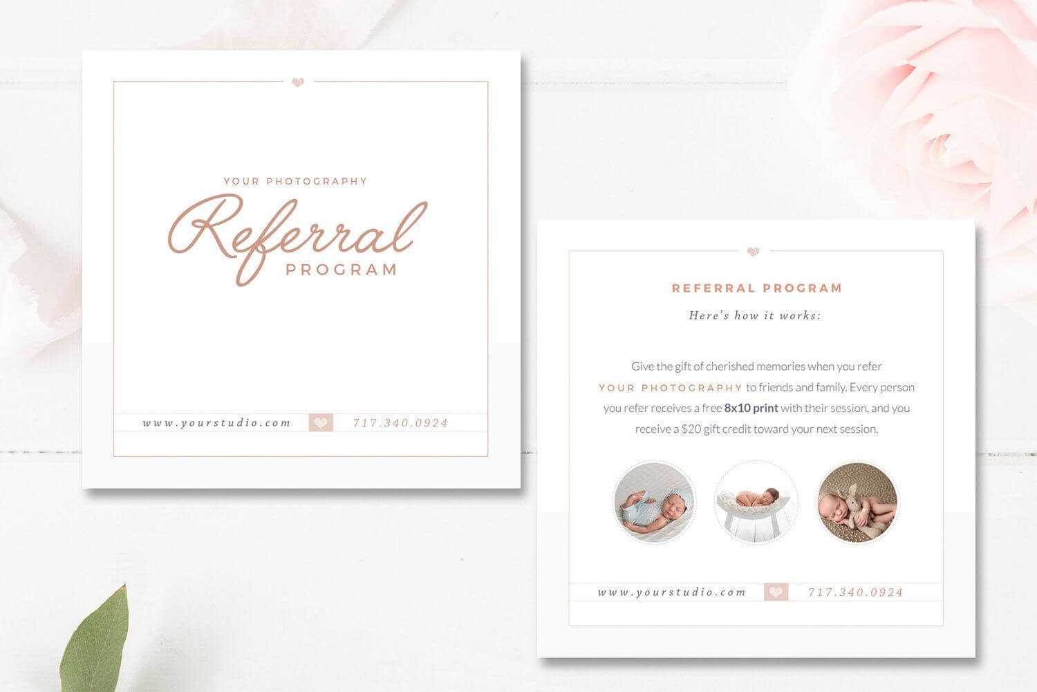 Photography Referral Card Templates, Referral Program Regarding Referral Card Template Free