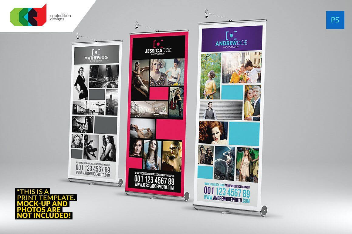 Photography Roll Up Banner 3 #files#text#file#psd | Websites For Photography Banner Template