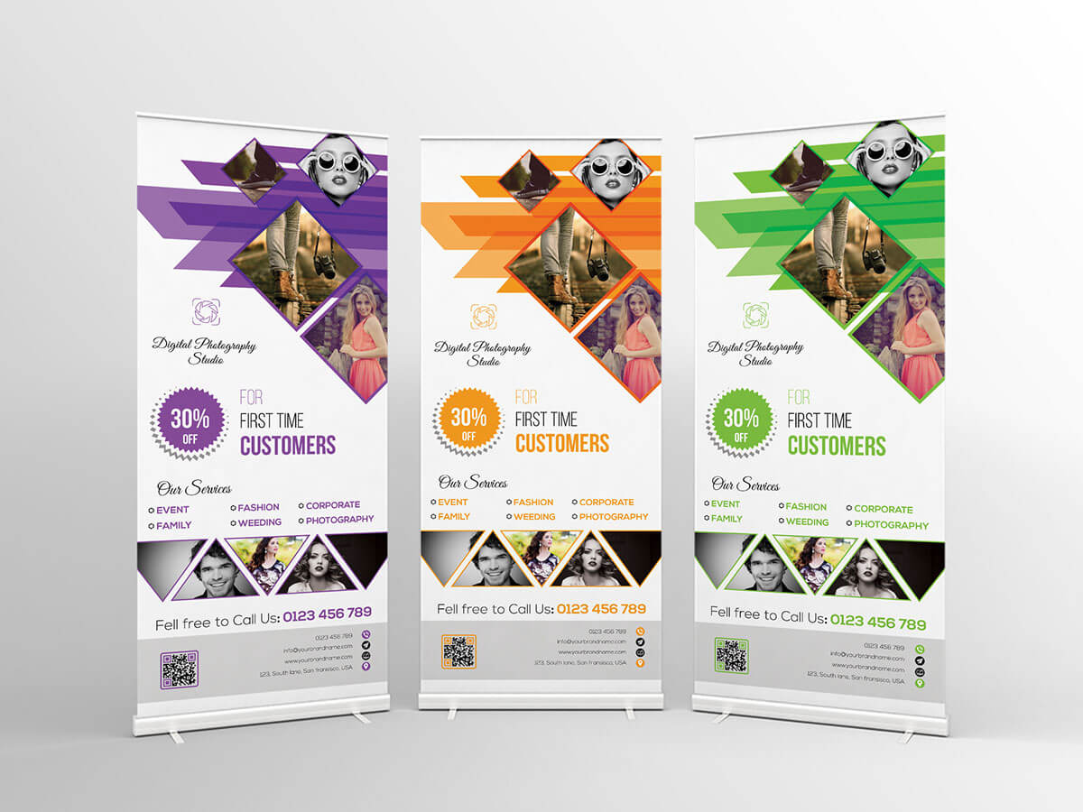 Photography Roll Up Banner Templatefaysal Ahmed Habib On Intended For Photography Banner Template