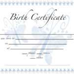 Pics For Birth Certificate Template For School Project Intended For Birth Certificate Template Uk