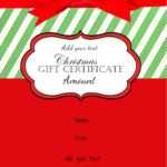 Pinamber M Ross On Gift Ideas | Gift Certificate For Free Christmas Gift Certificate Templates