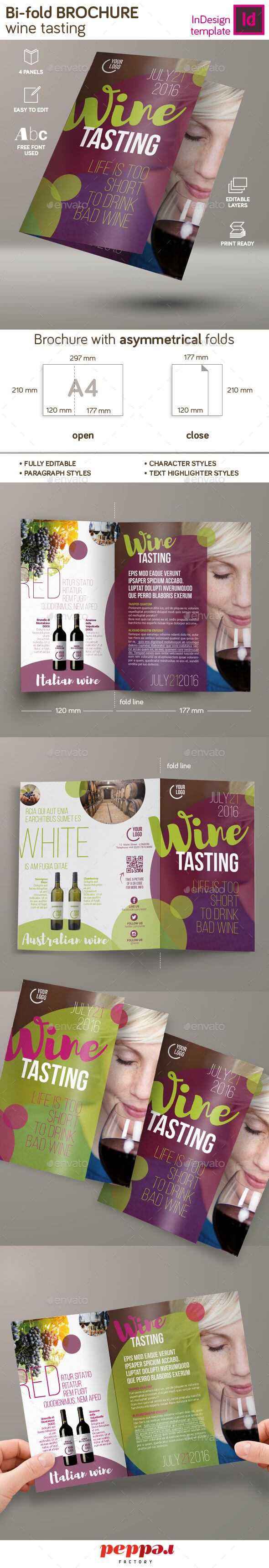 Pinbashooka Web & Graphic Design On Brochure Template With Wine Brochure Template