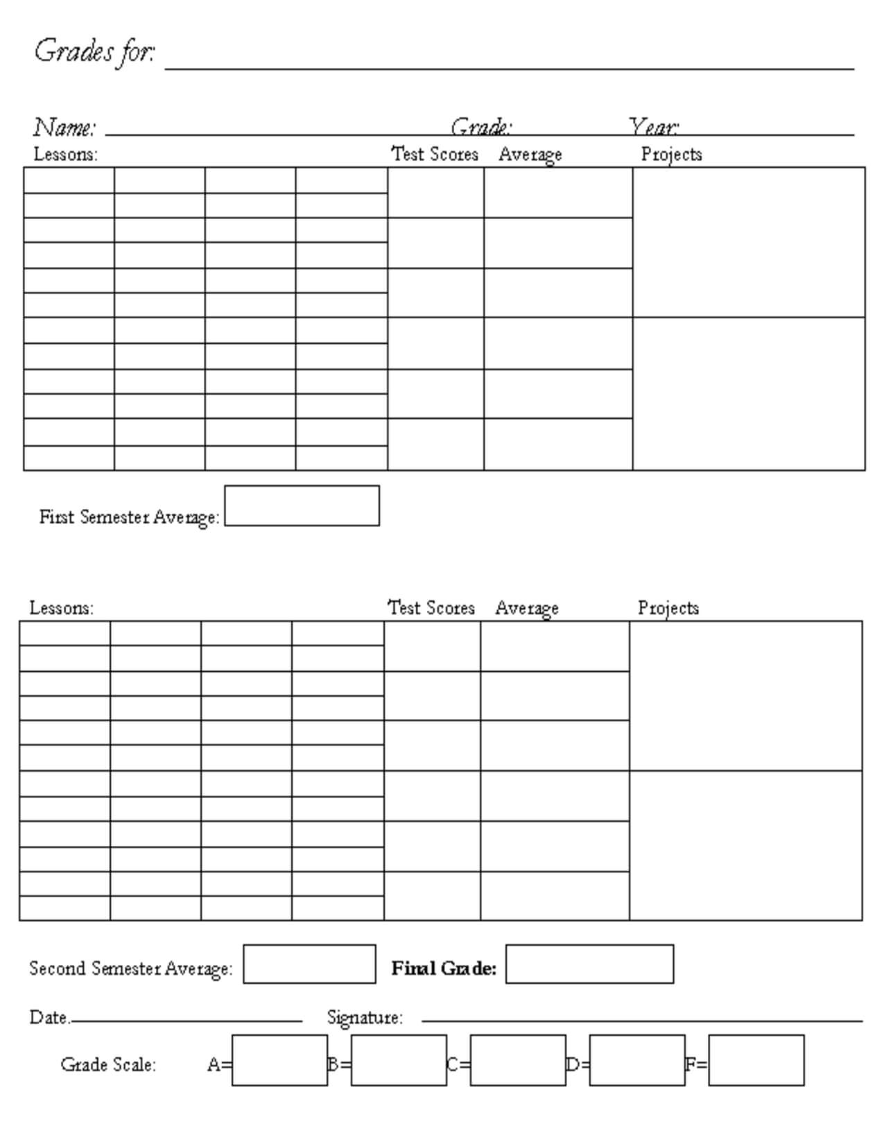 Pinbecky Crossett On Children #10 | Report Card Template Within Homeschool Middle School Report Card Template