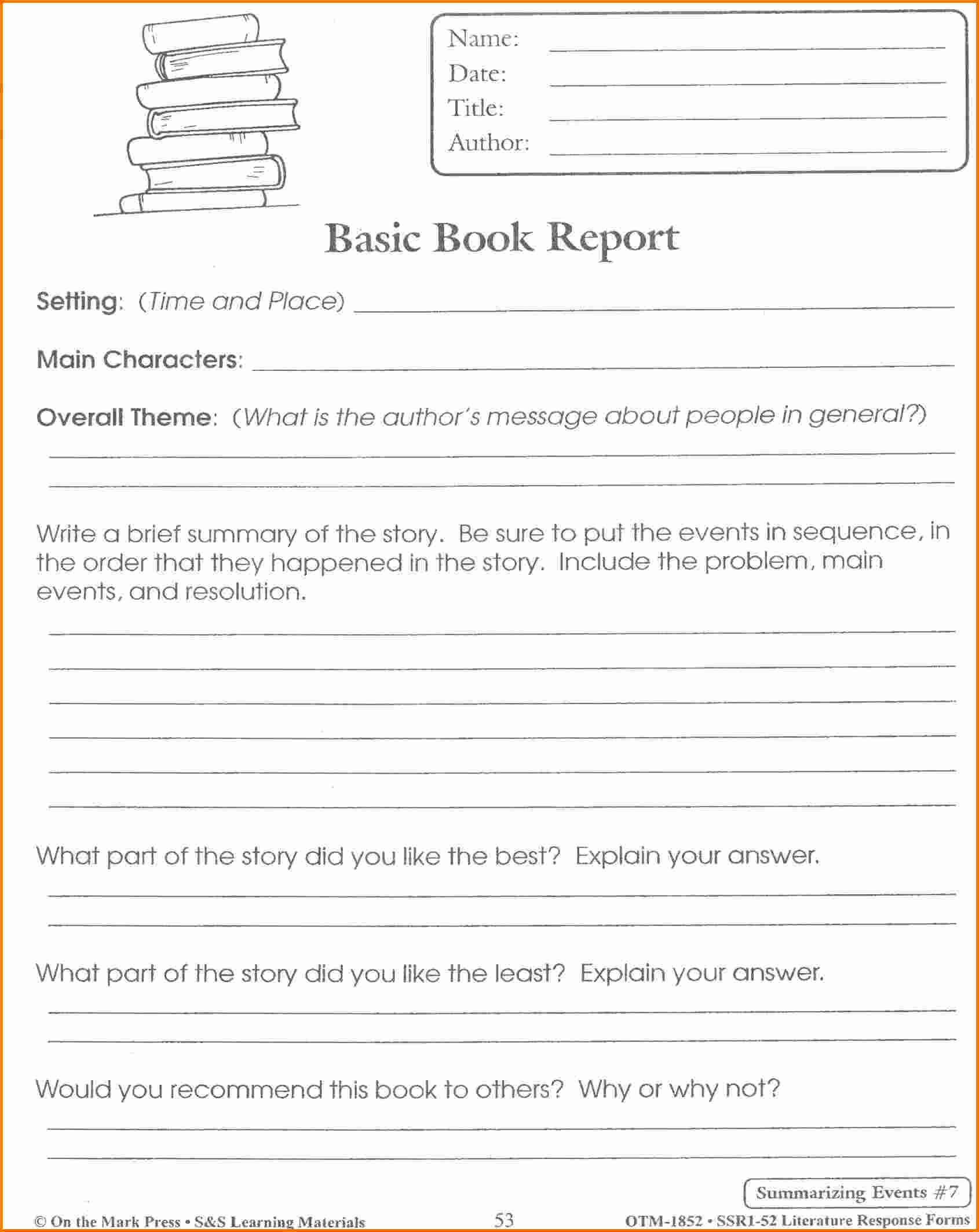 Pinchantal Daugherty On Literacy | Book Report Templates Within Book Report Template 5Th Grade