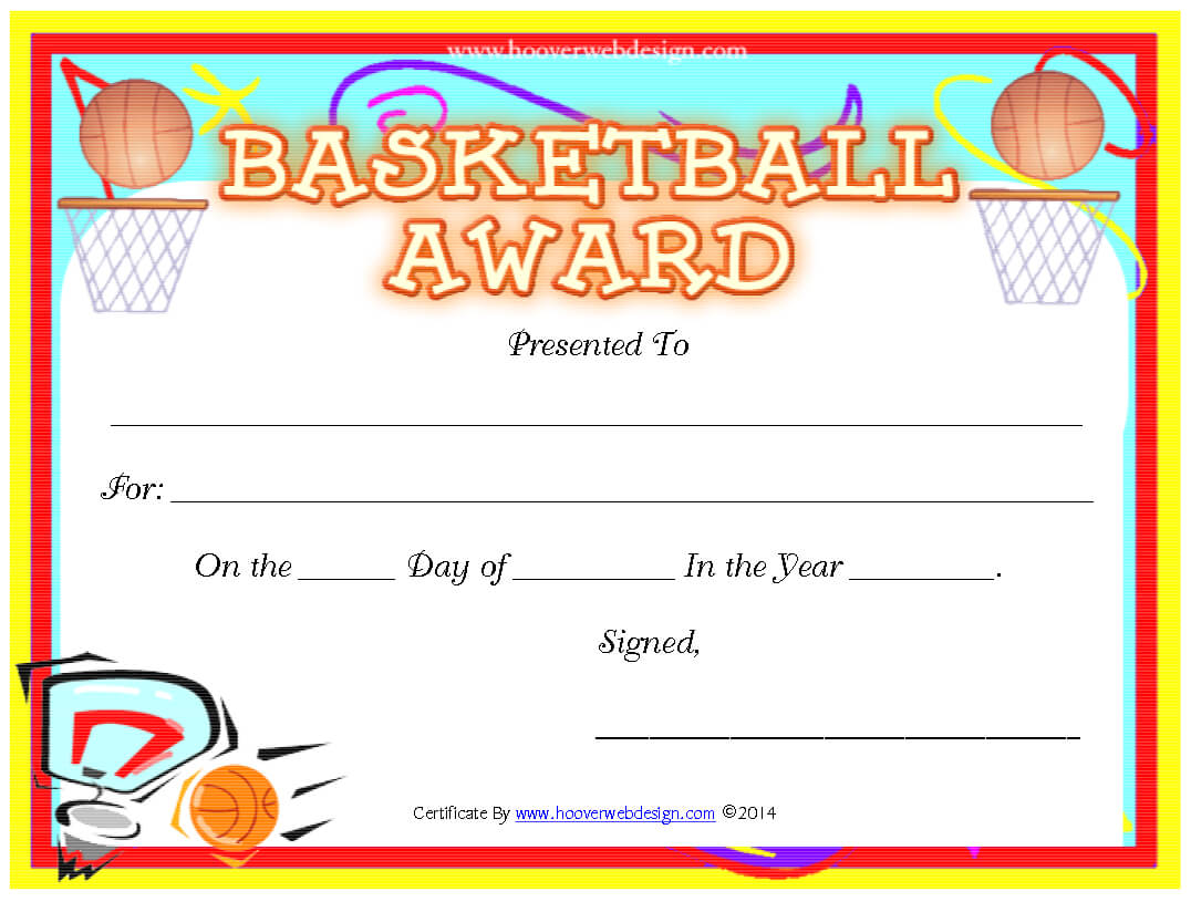 Pincrafty Annabelle On Basketball Printables Within Swimming Certificate Templates Free