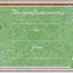 Pinjayni Kingsford On Christmas | Gift Certificate Throughout Free Christmas Gift Certificate Templates