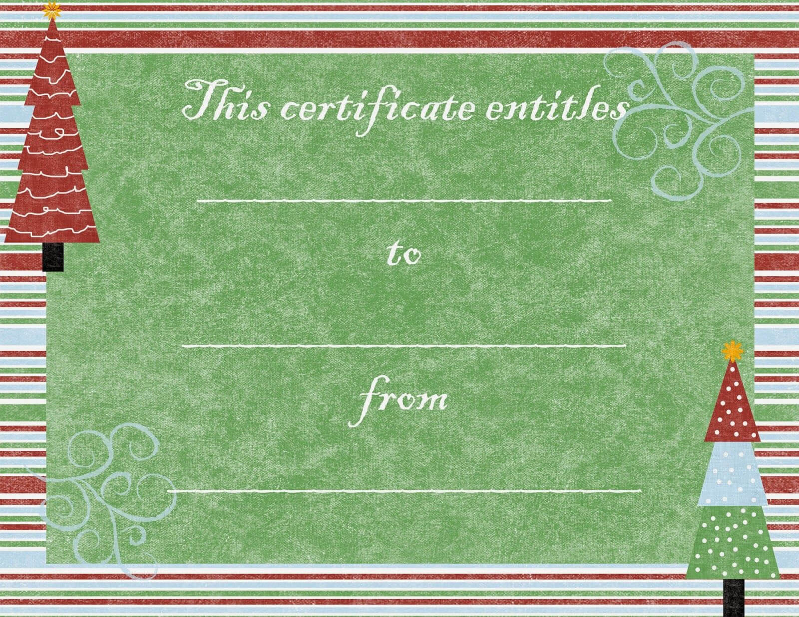 Pinjayni Kingsford On Christmas | Gift Certificate Throughout Free Christmas Gift Certificate Templates