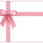 Pink Bow Ight Pink Gift Certificates Template Designs Inside Pink Gift Certificate Template