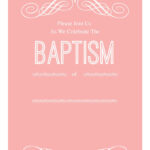Pink Decorations – Free Printable Baptism & Christening Throughout Free Christening Invitation Cards Templates