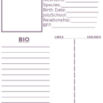 Pinmimi Stovall On Art Work In 2019 | Character Sheet In Bio Card Template