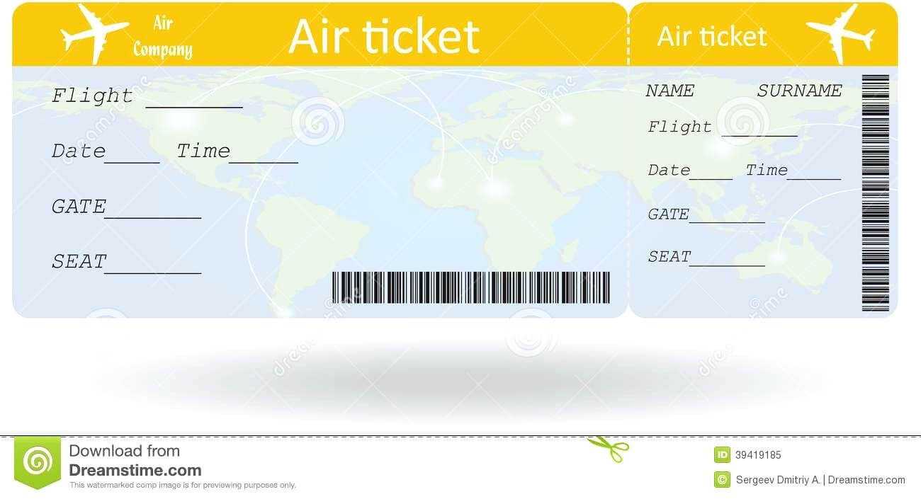 Pinpat Zema On French | Ticket Template, Ticket Template For Plane Ticket Template Word