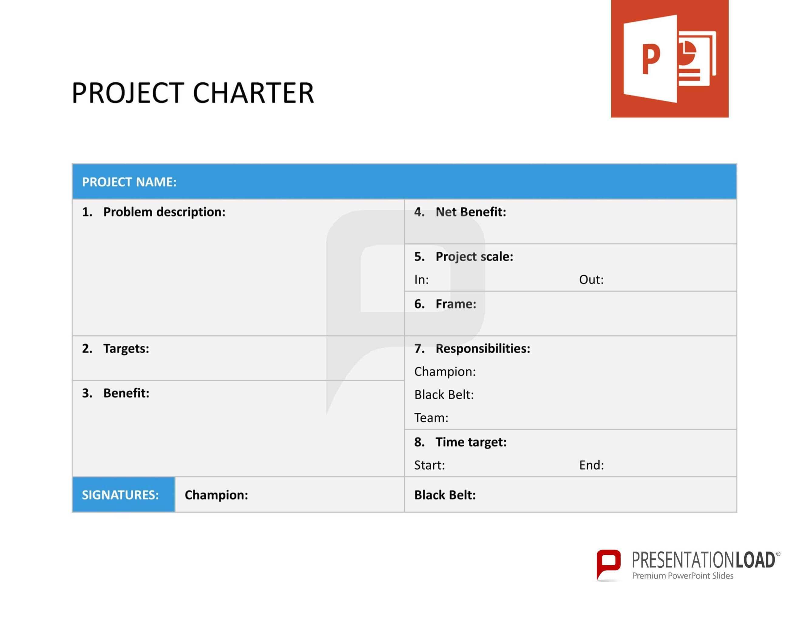 Pinpresentationload On Quality Management // Powerpoint Throughout Team Charter Template Powerpoint