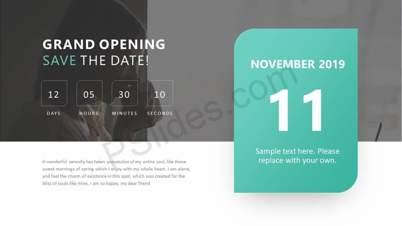 Pinpslides On Powerpoint Diagrams | Save The Date With Save The Date Powerpoint Template