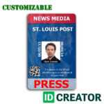 Pinrandell Fisco On Saved | Id Card Template, Id Creator in Media Id Card Templates