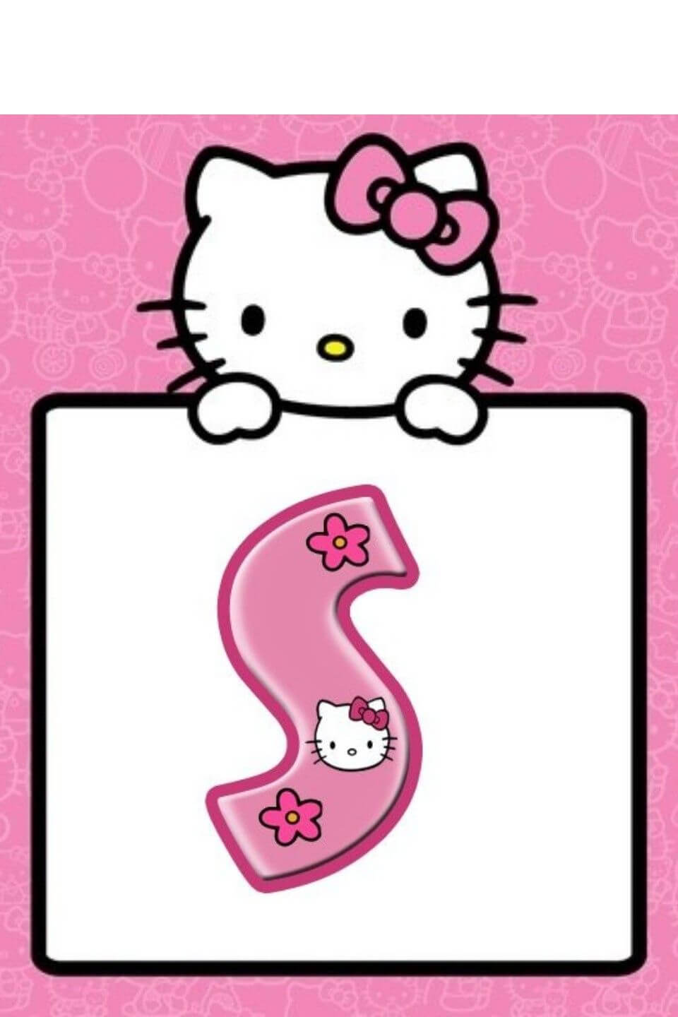Pinsudeepthi B On Banner Printable | Printable Banner Throughout Hello Kitty Banner Template
