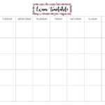 Pinterest With Blank Revision Timetable Template