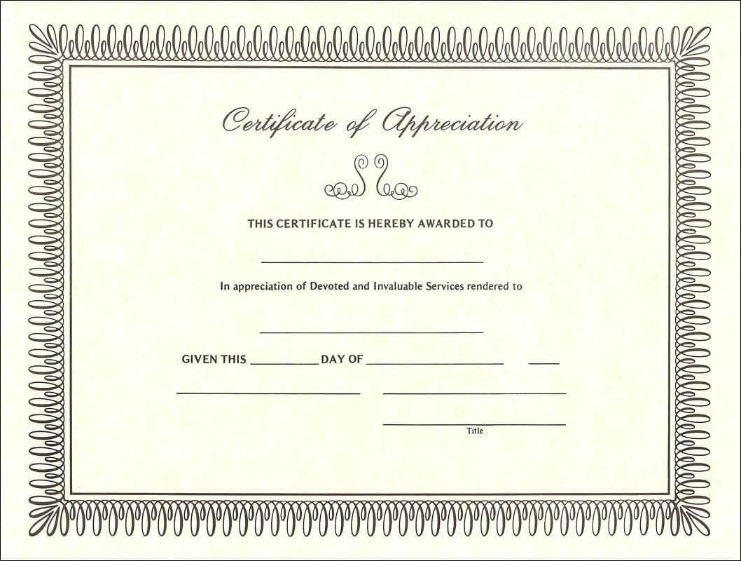Pintreshun Smith On 1212 | Certificate Of Appreciation Inside School Certificate Templates Free