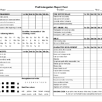 Pinvanessa Semrau On Beginning Of The Year Within Report Card Template Pdf