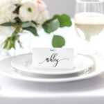 Place Card Settings, Instant Download || Editable Custom Wedding Escort  Cards Place Card Template Wedding Name Card Place Card Holder Ff2D Pertaining To Place Card Setting Template