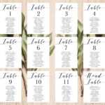 Place Card Template, Table Number Template, Seating Chart Pertaining To Printable Escort Cards Template