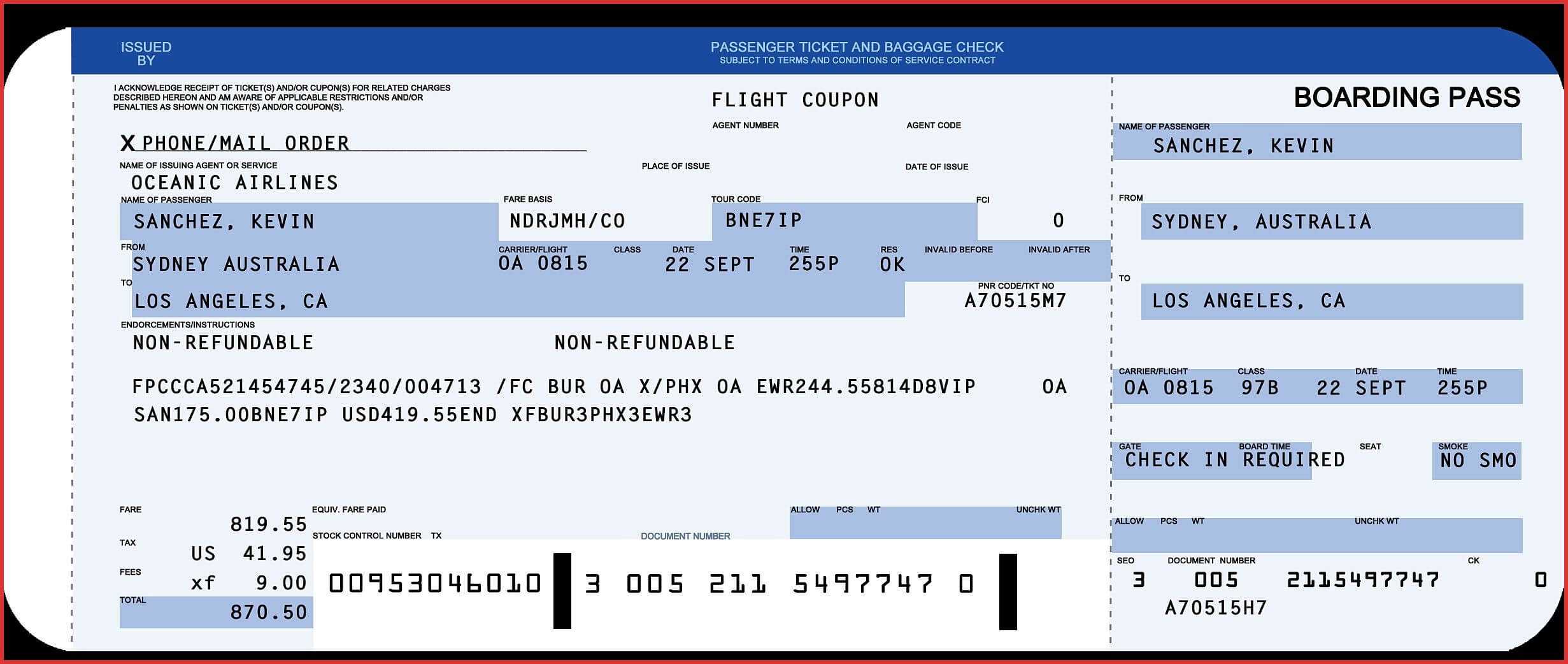 Plane Ticket Template Word Copy Awesome  | Printables pertaining to Plane Ticket Template Word