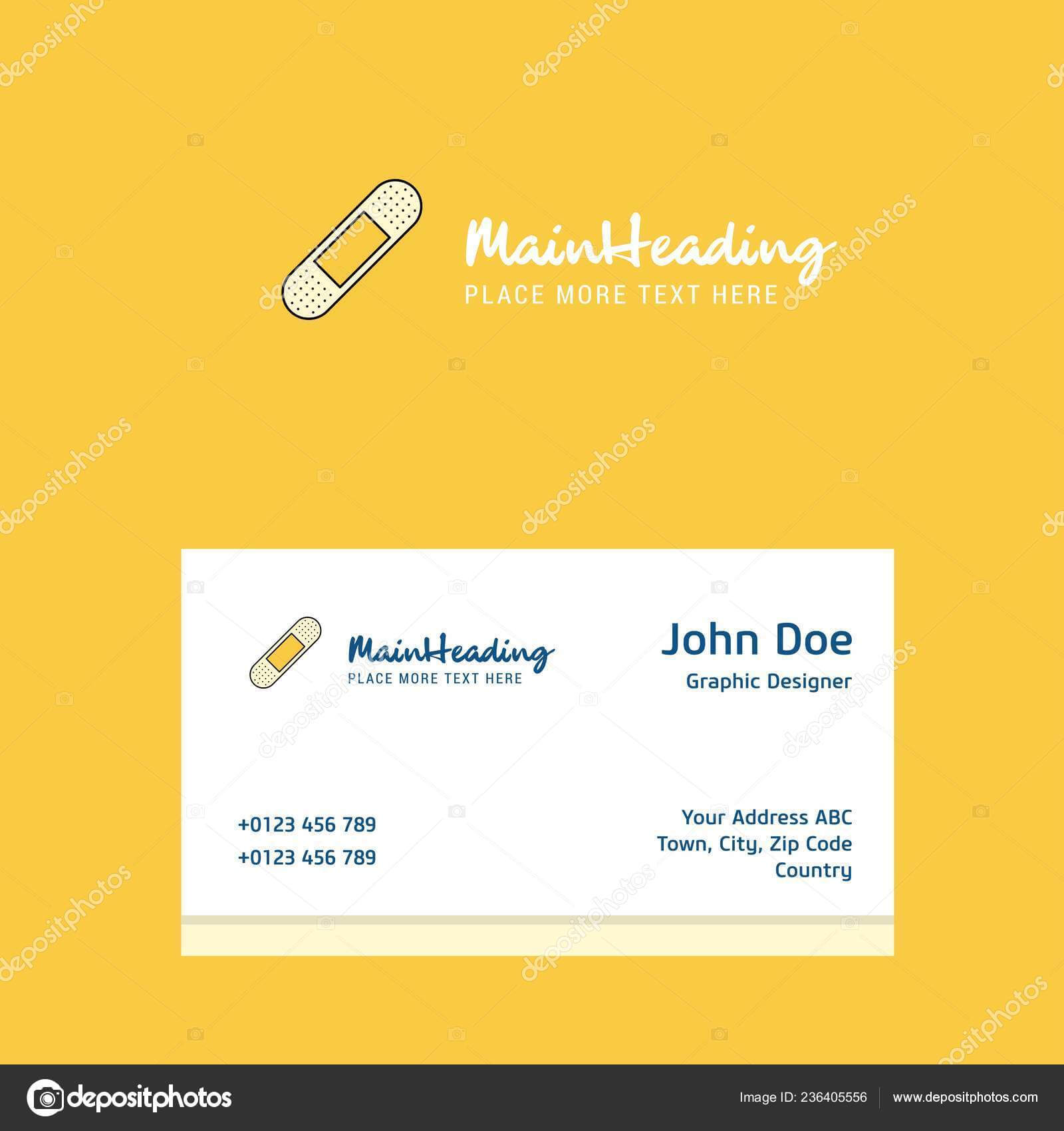 Plaster Logo Design Business Card Template Elegant Corporate In Plastering Business Cards Templates