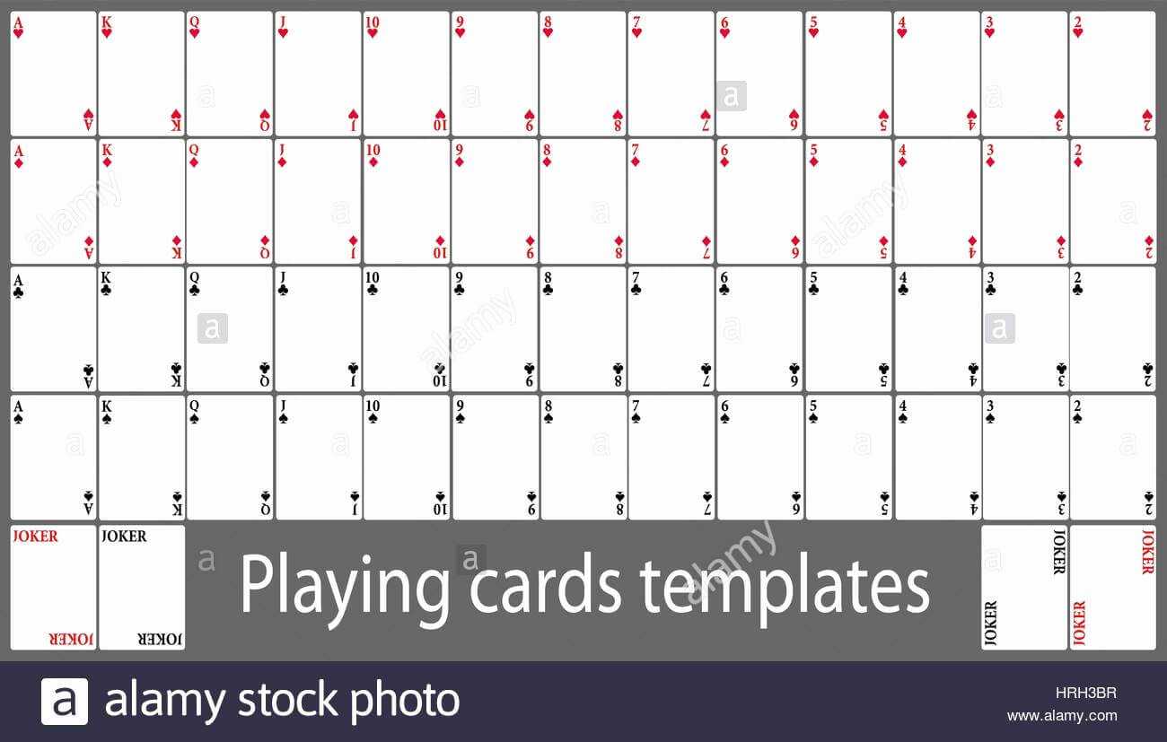 Playing Card Template Word Unique Best 25 Printable Playing With Regard To Free Printable Playing Cards Template