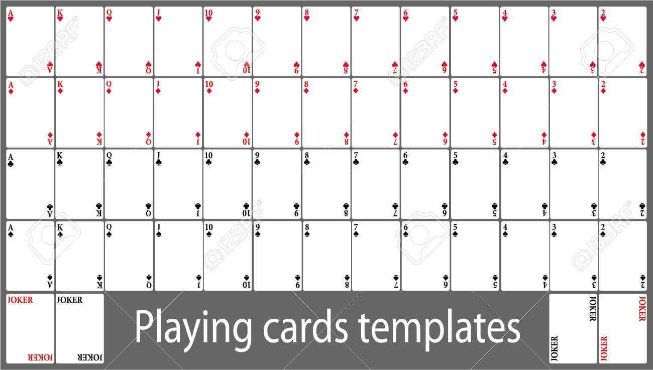 Playing Cards Template Set With Regard To Joker Card Template