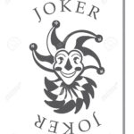 Playing Cards With The Joker From A Deck Of Playing Cards In Joker Card Template