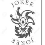 Playing Cards With The Joker From A Deck Of Playing Cards in Joker Card Template