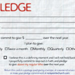 Pledge Cards For Churches | Pledge Card Templates | My Stuff For Donation Cards Template