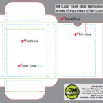 Poker Tuck Box (54 Cards) Pertaining To Card Box Template Generator