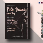 Pole Dance Party Flyer Template With Regard To Dance Flyer Template Word