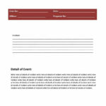 Police Report Templates – 8+ Free Blank Samples – Template Within Crime Scene Report Template