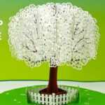 Pop Up Apple Tree Card Tutorial (3D Sliceform On The Cricut) In Diy Pop Up Cards Templates