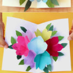 Pop Up Flowers Diy Printable Mother's Day Card – A Piece Of With Diy Pop Up Cards Templates