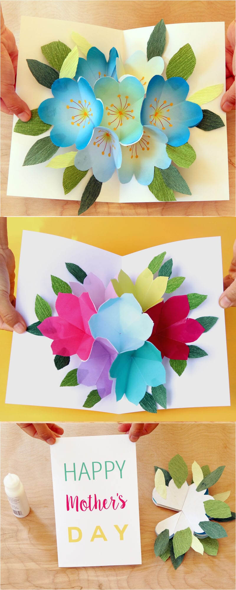Pop Up Flowers Diy Printable Mother's Day Card – A Piece Of With Diy Pop Up Cards Templates