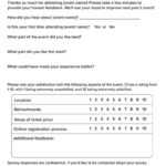 Post-Event Survey Tips And Template - Qgiv Success Center in Event Survey Template Word